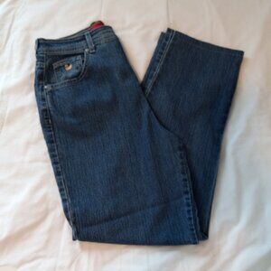 Gloria Vanderbilt Women Jeans Sz 10 Medium Hem has been altered.